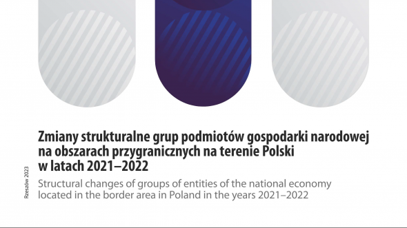 Structural changes of groups of entities of the national economy located in the border area in Poland in the years 2021-2022