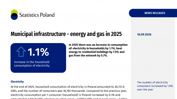 Municipal infrastructure - energy and gas in 2025