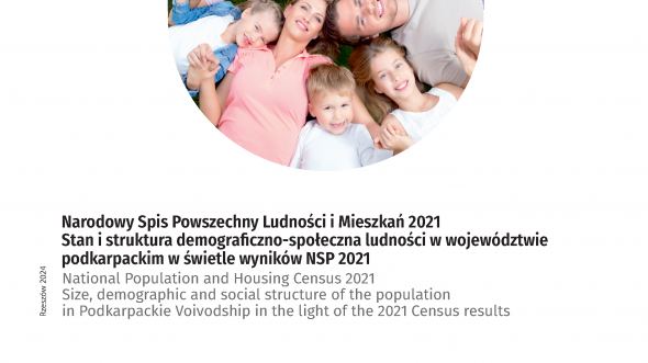 National Population and Housing Census 2021. Size, demographic and social structure of the population in Podkarpackie Voivodship in the light of the 2021 Census results