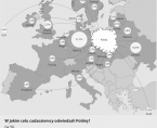 Infografika - Podróże cudzoziemców 2024 Foto