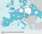 Infografika - Podróże cudzoziemców 2024 Foto