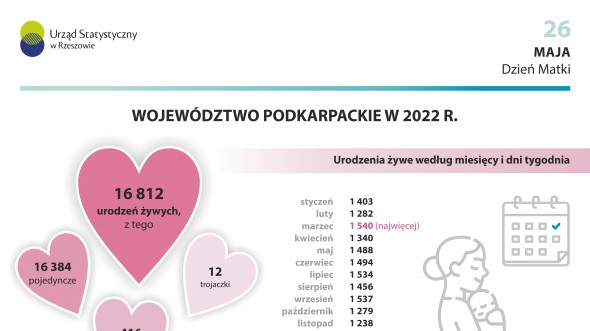 Infografika - Dzień Matki 2023