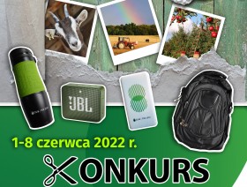 Polska wieś na kolażu - plakat konkursu